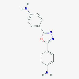 molecular formula C14H12N4O B160568 4,4'-(1,3,4-Oxadiazole-2,5-diyl)dianiline CAS No. 2425-95-8