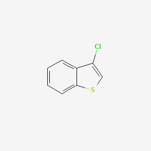 molecular formula C8H5ClS B1605681 3-Chloro-1-benzothiophene CAS No. 7342-86-1