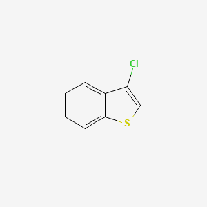 molecular formula C8H5ClS B1605681 3-Chlorobenzothiophene CAS No. 7342-86-1