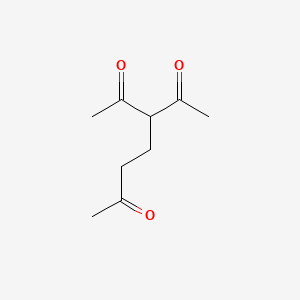 molecular formula C9H14O3 B1605687 3-Acetylheptane-2,6-dione CAS No. 29214-57-1