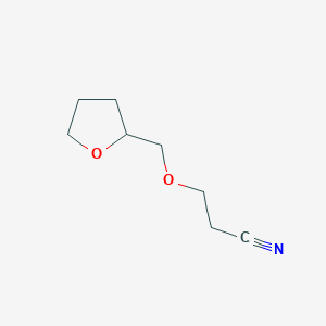 molecular formula C8H13NO2 B1605691 3-(Oxolan-2-ylmethoxy)propanenitrile CAS No. 5338-10-3