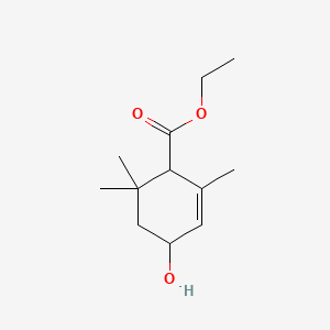 Ethyl 4-hydroxy-2,6,6-trimethylcyclohex-2-ene-1-carboxylate