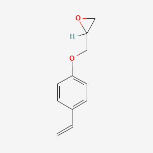 molecular formula C11H12O2 B1605696 环氧乙烷，((4-乙烯基苯氧基)甲基)- CAS No. 2653-39-6