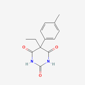 molecular formula C13H14N2O3 B1605698 5-Ethyl-5-p-tolylbarbituric acid CAS No. 52584-39-1