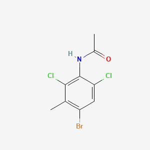 molecular formula C9H8BrCl2NO B1605708 N-(4-Bromo-2,6-dichloro-3-methylphenyl)acetamide CAS No. 68399-95-1