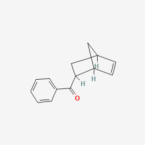 molecular formula C14H14O B1605709 降冰片烯-5-烯-2-基苯甲酮 CAS No. 6056-35-5