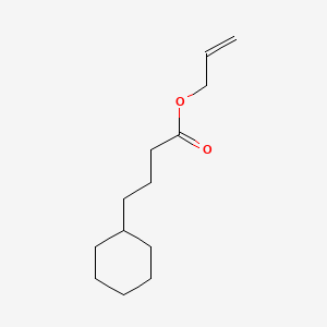 molecular formula C13H22O2 B1605724 Allyl cyclohexanebutyrate CAS No. 7493-65-4