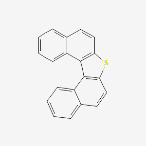 molecular formula C20H12S B1605730 二萘并[2,1-b:1',2'-d]噻吩 CAS No. 194-65-0