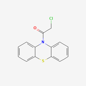 molecular formula C14H10ClNOS B1605735 10-(Chloroacetyl)-10H-phenothiazine CAS No. 786-50-5
