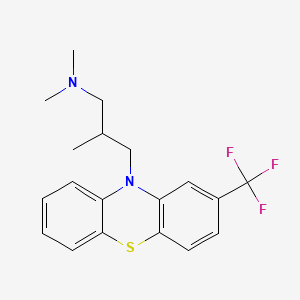 molecular formula C19H21F3N2S B1605739 Trifluomeprazine CAS No. 2622-37-9