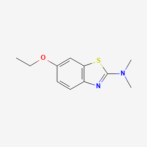 molecular formula C11H14N2OS B1605751 6-Ethoxy-N,N-dimethylbenzothiazol-2-amine CAS No. 5304-29-0