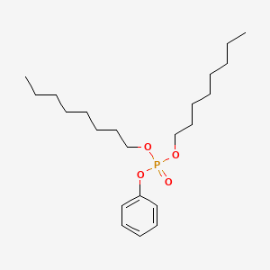 molecular formula C22H39O4P B1605753 Dioctyl phenyl phosphate CAS No. 6161-81-5