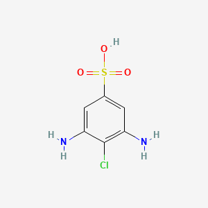 Benzenesulfonic acid, 3,5-diamino-4-chloro-