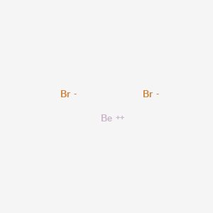 molecular formula BeBr2 B1605763 Beryllium dibromide CAS No. 7787-46-4