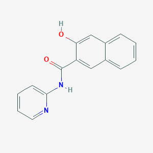 molecular formula C16H12N2O2 B1605766 3-Hydroxy-n-pyridin-2-yl-2-naphthamide CAS No. 24445-26-9