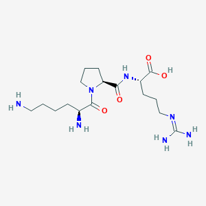 molecular formula C17H33N7O4 B1605767 Peptide kpr CAS No. 41961-57-3
