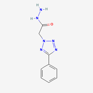 2-(5-phenyl-2H-tetrazol-2-yl)acetohydrazide