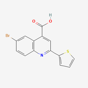 6-Bromo-2-thien-2-ylquinoline-4-carboxylic acid
