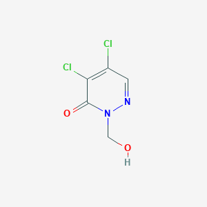 molecular formula C5H4Cl2N2O2 B1605790 4,5-Dichloro-2-(hydroxymethyl)pyridazin-3(2H)-one CAS No. 51355-97-6