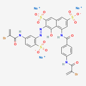 molecular formula C29H18Br2N5Na3O13S3 B1605794 Lanasol Red G CAS No. 70210-00-3