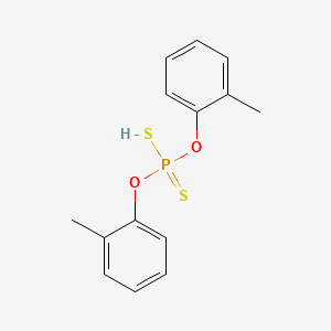 B1605803 O,O-Bis(methylphenyl) hydrogen dithiophosphate CAS No. 27157-94-4