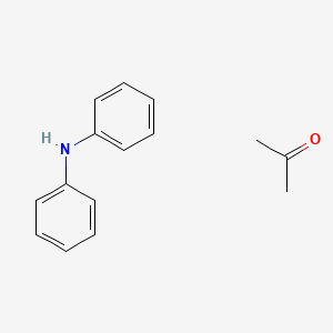 molecular formula C15H17NO B1605806 Acetone diphenylamine CAS No. 9003-79-6
