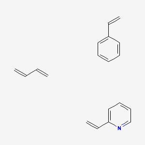 molecular formula C19H21N B1605809 Buta-1,3-diene;2-ethenylpyridine;styrene CAS No. 25053-48-9