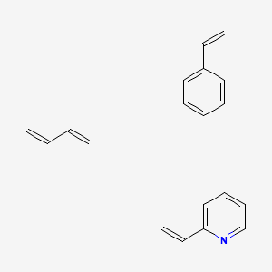 molecular formula C19H21N B1605809 Pyridine, 2-ethenyl-, polymer with 1,3-butadiene and ethenylbenzene CAS No. 25053-48-9