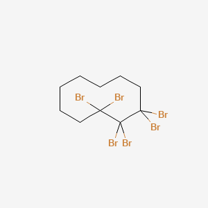 molecular formula C10H14Br6 B1605811 Hexabromocyclodecane CAS No. 25495-98-1