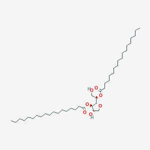 molecular formula C42H80O7 B1605813 Sorbitan distearate CAS No. 36521-89-8
