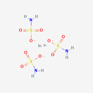 molecular formula H6InN3O9S3 B1605815 Indium(III) sulfamate CAS No. 66027-93-8