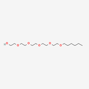 molecular formula C16H34O6 B1605817 3,6,9,12,15-Pentaoxaheneicosan-1-ol CAS No. 86674-95-5