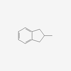 molecular formula C10H12 B1605821 1H-Indene, 2,3-dihydro-2-methyl- CAS No. 824-63-5