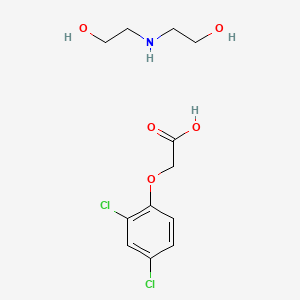 molecular formula C12H17Cl2NO5 B1605823 2,4-Dichlorophenoxyacetic acid diethanolamine salt CAS No. 5742-19-8