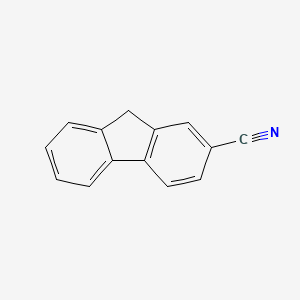 molecular formula C14H9N B1605825 9H-Fluorene-2-carbonitrile CAS No. 2523-48-0