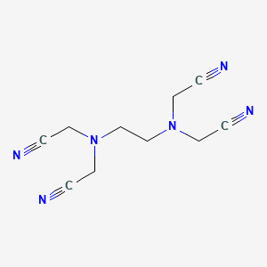 molecular formula C10H12N6 B1605831 (Ethylenedinitrilo)tetraacetonitrile CAS No. 5766-67-6