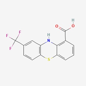molecular formula C14H8F3NO2S B1605834 Flutiazin CAS No. 7220-56-6