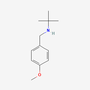 molecular formula C12H19NO B1605835 N-(tert-butyl)-N-(4-methoxybenzyl)amine CAS No. 22675-83-8