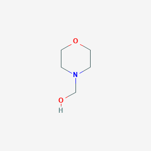 molecular formula C5H11NO2 B1605849 4-Morpholinemethanol CAS No. 4432-43-3