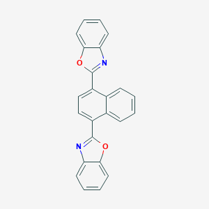 molecular formula C24H14N2O2 B160585 Benzoxazole, 2,2'-(1,4-naphthalenediyl)bis- CAS No. 5089-22-5