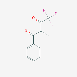 molecular formula C11H9F3O2 B1605851 4,4,4-Trifluoro-2-methyl-1-phenylbutane-1,3-dione CAS No. 322-06-5