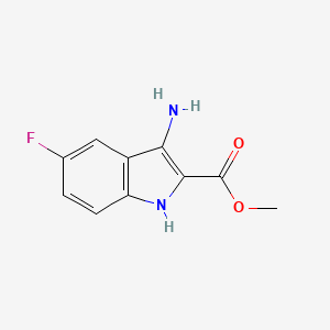 methyl 3-amino-5-fluoro-1H-indole-2-carboxylate