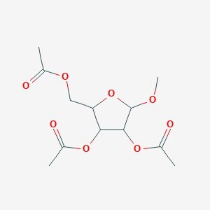 molecular formula C12H18O8 B1605892 D-Arabinofuranoside, methyl, triacetate CAS No. 22224-39-1