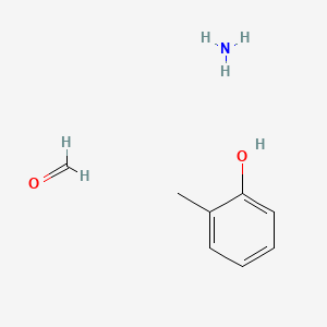 molecular formula C8H13NO2 B1605898 Azane;formaldehyde;2-methylphenol CAS No. 68003-26-9