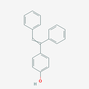 molecular formula C20H16O B016059 Phenol, 4-(1,2-diphenylethenyl)- CAS No. 82925-28-8