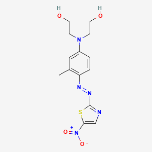 2,2'-[3-Methyl-4-(5-nitrothiazol-2-ylazo)phenylimino]bisethanol