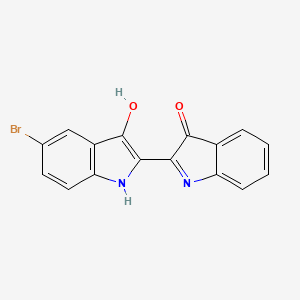3H-Indol-3-one, 5-bromo-2-(1,3-dihydro-3-oxo-2H-indol-2-ylidene)-1,2-dihydro-