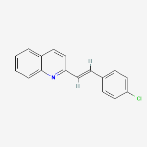 2-[2-(4-Chlorophenyl)ethenyl]quinoline