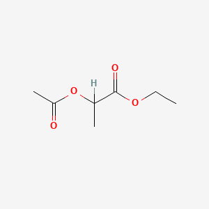 molecular formula C7H12O4 B1605921 Ethyl 2-acetyloxypropanoate CAS No. 2985-28-6