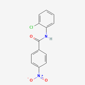 molecular formula C13H9ClN2O3 B1605922 N-(2-chlorophenyl)-4-nitrobenzamide CAS No. 2585-28-6